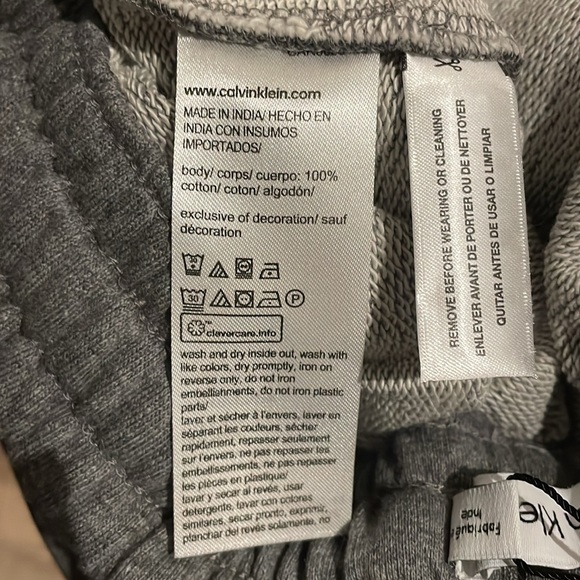 Grey cozy thick Calvin Klein track pants (BNWT) - Picture 6 of 6
